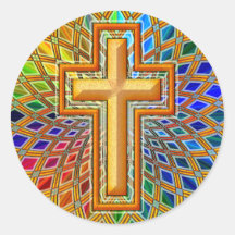 DECORATIVE CROSS STICKERS