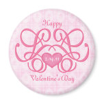 Decorative Heart Personalised Magnet