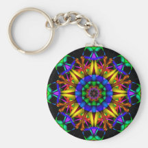 Decorative Mandala Keychain