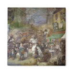 Decorative panel depicting Paris magnets