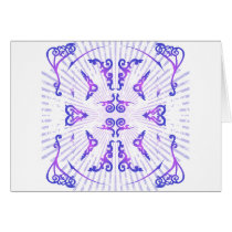 Decorative Pattern: Vector Drawing: Greeting Card