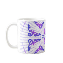 Decorative Pattern: Vector Drawing: Coffee Mugs