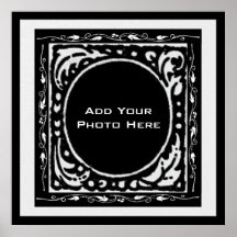 Decorative Photo Template Poster