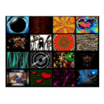 Decorative  Pop Arts Pattern Postcards