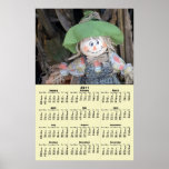 Decorative Scarecrow 2011 Calendar Poster posters