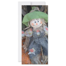 Decorative Scarecrow Photo Bookmark