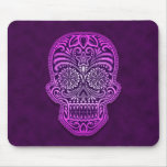 Decorative Sugar Skull – purple Mousepad