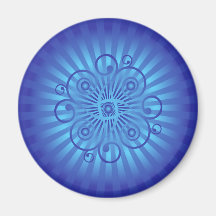 Decorative Swirls / Spirals: Vector Art: Fridge Magnet