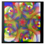 Decorative Tiles - Fingerpainting