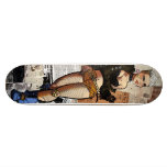Decoupage Dame skateboards