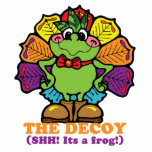 decoy turkey frog photo sculptures