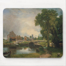 Dedham Lock and Mill, 1820 Mousepad