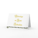 Dedication cards