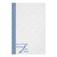 Deeds Not Seeds Stationery Design
