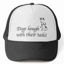 Deefa dog - Dogs laugh with their tails! hats