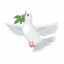Deena Dove Acrylic Cut Out