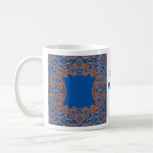 Deep Blue Bandanna mug