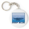 Deep Blue Whale keychains