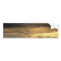 Deep Grey Sky Bumper Stickers