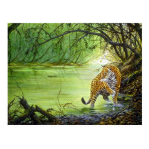 Deep in the woods, Jaguar Post Card