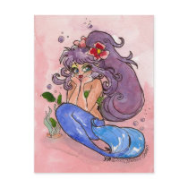 "DEEP" In Thought Postcard by Terrell Smith-Dorfeo