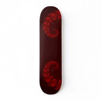 Deep Red Heart Skateboard