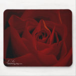 Deep Red Rose Mousepad