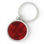 Deep Red Seahorse Herd Keychain