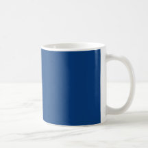 Deep royal blue coffee mug