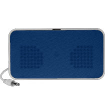 Deep royal blue notebook speaker