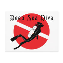 Deep Sea Diva Post Cards