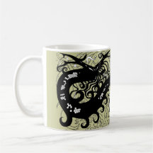 Deep Sea Dragon mugs (Silhouette)