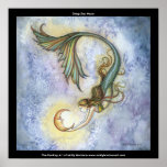 Deep Sea Moon Large Poster 23" x 23" posters