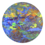 Deep Space Abstract Art Background stickers