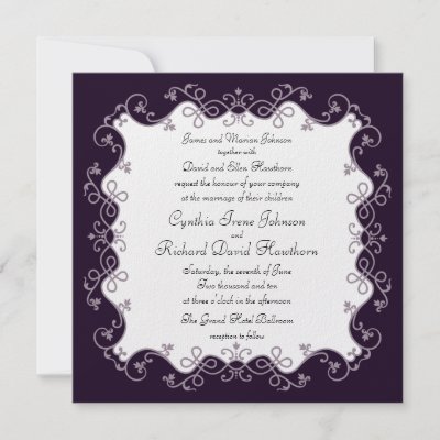 square wedding invitation layouts