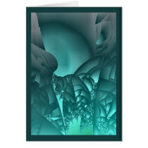 Deep Water Green Greeting Card