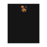 Deep Yellow - Orange Roses, on Black. Custom flyers