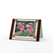 DEEPEST SYMPATHY CARD