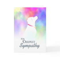 Deepest Sympathy - Dog Loss Dog Sympathy Card