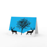 Deer at Christmas Greeting Card