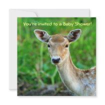 Deer Baby Shower Invitations