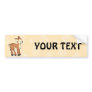 Deer bumper sticker