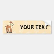 Deer bumper sticker