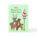 Deer crossing/kissing (UK) cards