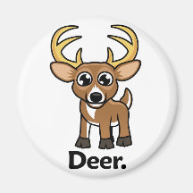 Deer Deer. Refrigerator Magnet