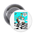 Deer Dentistry Buck Teeth Funny Cards Tees Gifts Pinback Button