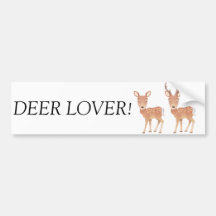 Deer Family Bumper Stickers