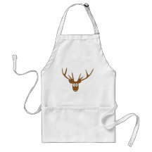deer head antler aprons