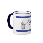 Deer Head Buck Personalised Coffee Mug