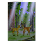 Deer in Forest Card